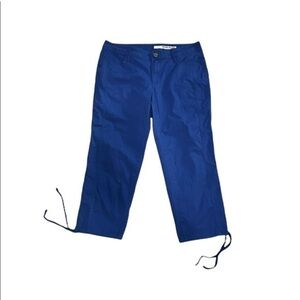DKNY Ladies Vibrant Blue Cargo Pants